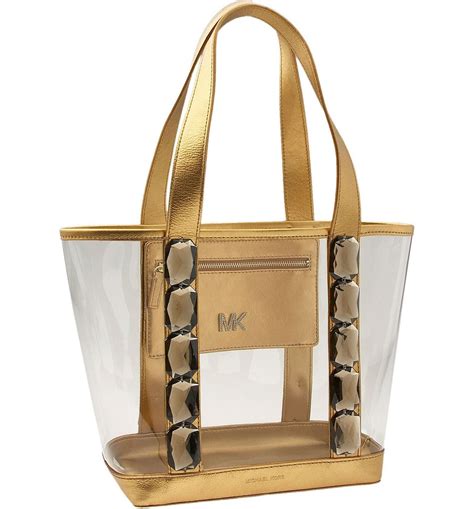 michael kors large clear tote|Michael Kors canvas tote handbags.